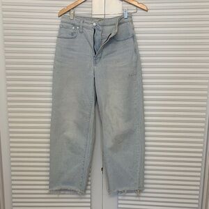 Madewell Sky Blue Straight Leg Jeans